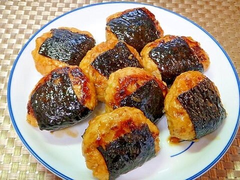 鶏つくねの磯辺焼き